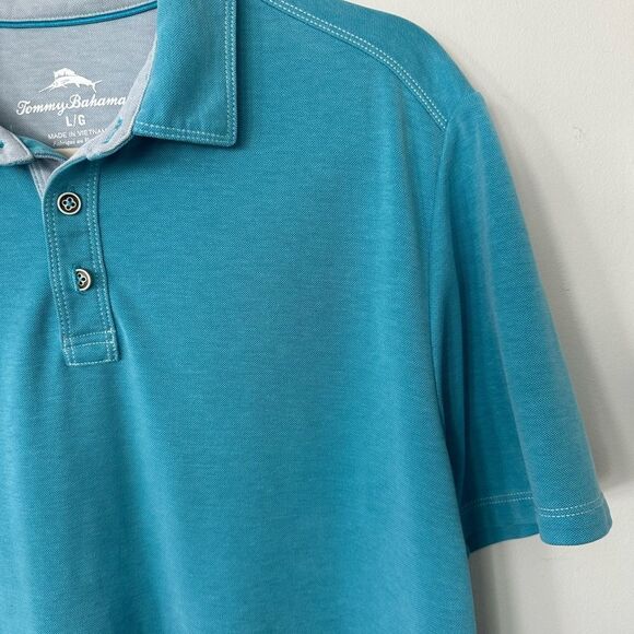 Tommy Bahama Shoreline Surf Shirt L - Picture 2 of 6